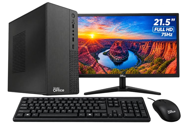 Computador Completo i5 + 16GB RAM + SSD 256GB + Monitor 21,5” Full HD